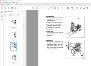 Hyundai Forklift 15/18LC-7 20LCA-7 Service Manual 2023 – PDF DOWNLOAD