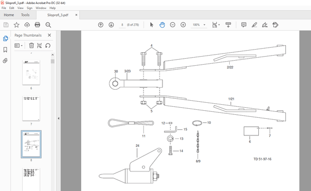 Pottinger Tractor SILOPROFI 3 Spare Parts Manual – PDF DOWNLOAD