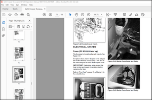 Gehl 1202 Compact Excavator Operator’s Manual 908170 03.2007 – PDF DOWNLOAD