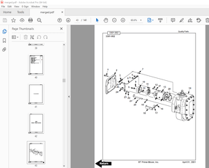BT Prime-Mover PMX45 Electric Low Lift Pallet Truck Master Parts Manual - PDF DOWNLOAD 