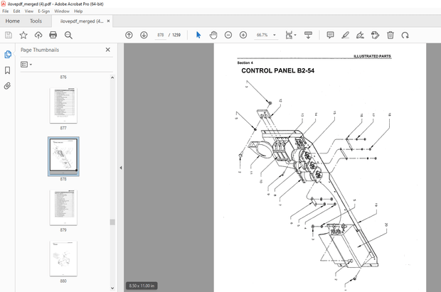 Taylor-Dunn B2-38,B2-48 Operation &amp; Maintenance With Parts Manual S.NO 54833-74781 - PDF DOWNLOAD