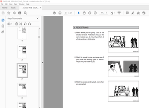 Hyundai 35/45D-9VB, 50DN-9VB (Tier 3) Forklift Operator’s Manual 2023 PDF