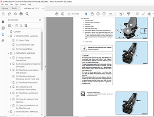 Ammann ASC 170 Single Drum Roller Operating Manual 3001339 PDF