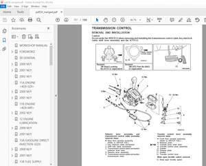 Mitsubishi Pajero Pinin 2001 Chassis Workshop Manual  - PDF DOWNLOAD