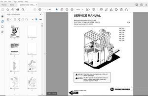 BT FORKLIFT RCX25 RCX30C RCX30 RCX35 RCX40 RCX45 RCX50 SERVICE MANUAL – PDF DOWNLOAD