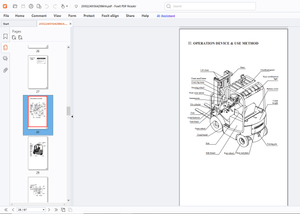 Shangli Forklift Truck CPD 10 CPD 15 CPD 10S CPD 15S CPD 20 CPD 25 CPD 30 Operators Manual - PDF