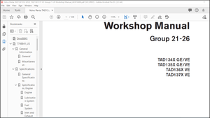 Volvo Penta TAD134135X GEVE, TAD136137X VE Group 21-26 Workshop Manual_443814684 – PDF DOWNLOAD