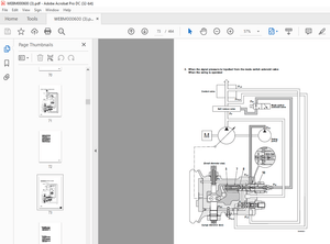 Komatsu Hydraulic Excavator PW75-1 Shop Manual WEBM000600 - PDF DOWNLOAD