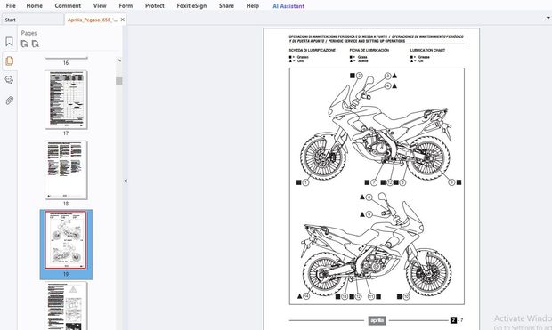 1997 Aprilia Pegaso 650 Service &amp; Repair Manual – PDF DOWNLOAD