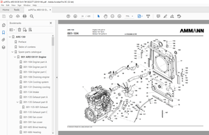 Ammann ARS 130 Single Drum Roller Parts Catalogue Manual 3022277 - PDF