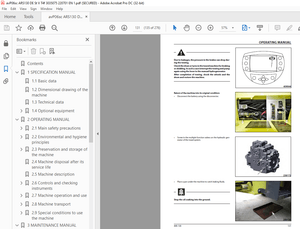 Ammann ARS 130 Single Drum Roller Operating Manual 3035075 - PDF