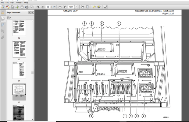 Komatsu HD1500-5 Dump Truck Operation &amp; Maintenance Manual SERIAL NUMBERS A30049-A30069  PDF 