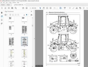 AMMANN ARP 95 TANDEMWALZE BEDIENUNGSANLEITUNG (3003171) – PDF