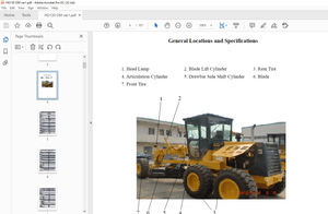Hyundai HG130 Motor Grader Operation &amp; Maintenance Manual 2023 – PDF DOWNLOAD