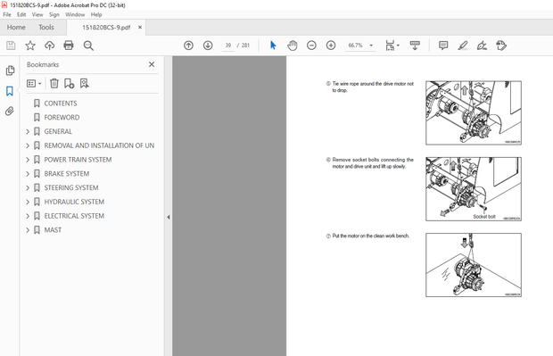 Hyundai Forklift 15BCS-9 18BCS-9 20BCS-9 Service Manual – PDF DOWNLOAD