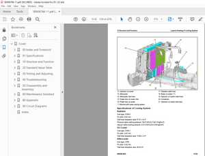 Komatsu WHEEL LOADER WA600-8E0 Repair Service Manual SEN06766-11 - PDF DOWNLOAD