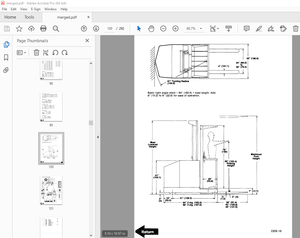 BT Prime-Mover OE Series Truck OE-30B Operating Maintenance &amp; Parts Manual - PDF DOWNLOAD