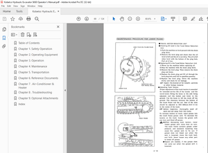 Kobelco SK60 Hydraulic Excavator Operator’s Manual LE14101 – PDF DOWNLOAD