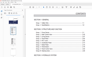 Hyundai R150W VS PRO Hydraulic Excavator Service Manual 2023 PDF 