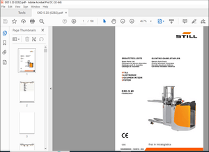 Still EXD-S 20 Spare Parts List Manual – PDF DOWNLOAD