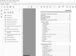 Hyundai Forklift 180D-9 Truck Operator’s Manual 2023 – PDF DOWNLOAD