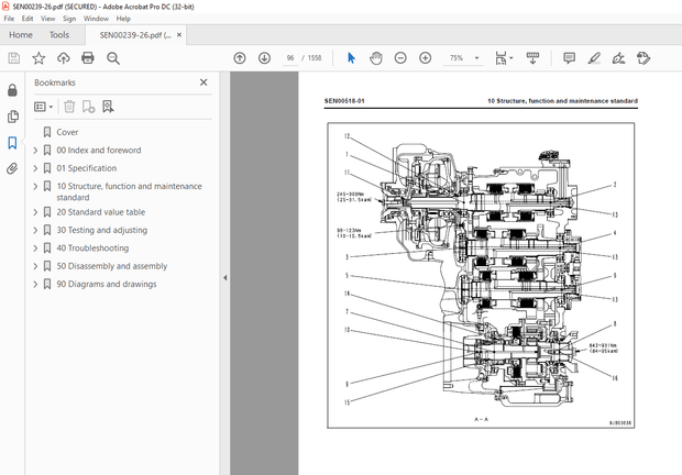 Komatsu Articulated Dump Truck HM400-2 Shop Manual SEN00239-26 - PDF DOWNLOAD