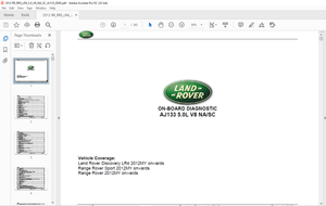 Land Rover AJ133 5.0L V8 NA/SC ON BOARD DIAGNOSTIC Manual - PDF DOWNLOAD