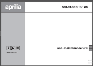 2005 Aprillia Scarabeo 250 Workshop Repair Manual – PDF Download