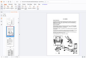 Fiatallis FT110 Tractor Loader Backhoe Service Manual - PDF DOWNLOAD