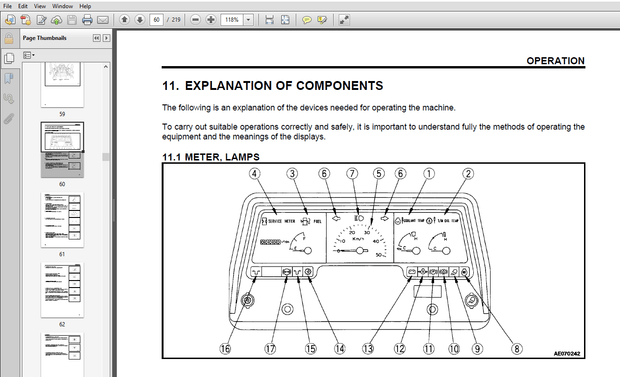 Komatsu WA120-3 WA120L-3 Wheel Loader Operation &amp; Maintenance Manual  - PDF