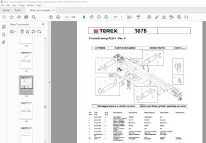 Terex Crane Quadstar 1075 Catalogue Pieces Detachees 52651 – PDF DOWNLOAD
