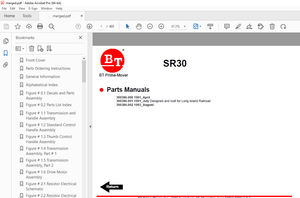 BT Prime-Mover SR-30 Electric Walkie Reach Truck Part Manual - PDF DOWNLOAD