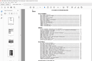 AGCO NA 2846 2846A 2856 2856A Round Baler REPAIR TIME SCHEDULE Manual 79034248B – PDF DOWNLOAD