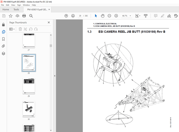 Manitowoc Crane MLC650 Luffing Jib Parts Manual 606010 PDF