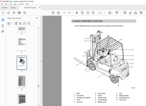 Hyundai Forklift 40/45/50B-9 Electric Trucks Operator’s Manual 2023 – PDF DOWNLOAD