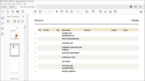 Still FXD 20N Spare Parts List Manual – PDF DOWNLOAD