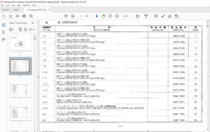FURUKAWA UNIC HYDRAULIC CRANE URV370 Series Parts Manual SN F100001 PDF DOWNLOAD