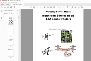 AGCO® NA LTA series tractors Technician Service Book Workshop Service Manual – PDF DOWNLOAD