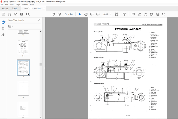 Kawasaki 115ZIII Wheel Loader Cummins KT-19-C Engine Shop Manual – PDF DOWNLOAD