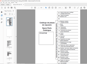 Kalmar R70-60, R70-70, R70-80 Spare Parts Catalogue Manual – PDF DOWNLOAD