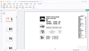 Yamaha R6 YZFR6V 2005 U49 YZFR6VC 2006 CA Parts Manual - PDF DOWNLOAD