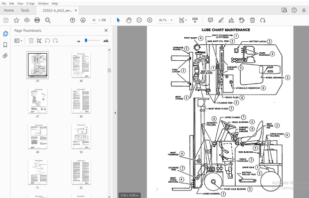 Drexel SLT22 Swingmast Service &amp; Parts Manual 22022-4 – PDF DOWNLOAD