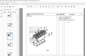 AGCO® NA ST34A ST41A ST47A ST52A ST60A COMPACT TRACTOR Repair Time Schedule Manual 79033453C – PDF 