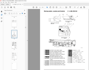 Tadano Hydraulic Truck Crane TL-200E-3 Operation and Maintenance Manual – PDF DOWNLOAD