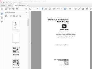 John Deere 2026R Compact Utility Tractors Installation Instruction Manual LVU30554 - PDF DOWNLOAD