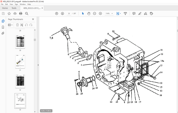 Belarus 2022.5 Tractor Parts Catalogue &amp; Assembly Manual 2022.5-0000010KDS – PDF DOWNLOAD