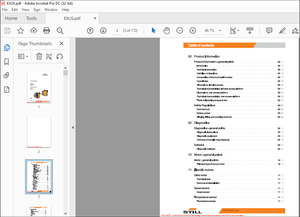 Still Electric Pallet Truck EXU-5 22 EXU-5 24 Workshop Manual 50158070901 – PDF DOWNLOAD