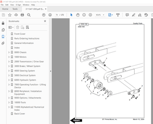 BT Prime Mover OPX30 Electric Order Picker Parts Manual - PDF DOWNLOAD