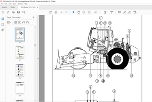STA Roller VV 1100 and VV 1500 VIBRATORY ROLLERS ENGINE CUMMINS TIER II OPERATING MANUAL – PDF 