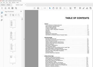 Daewoo Excavators Solar 220LC-III Serial Number 1001 and Up Shop Manual - PDF DOWNLOAD